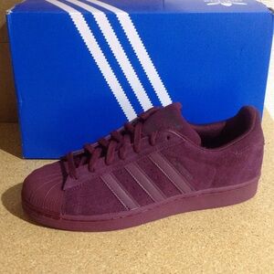 Adidas Men's Burgundy Sneakers